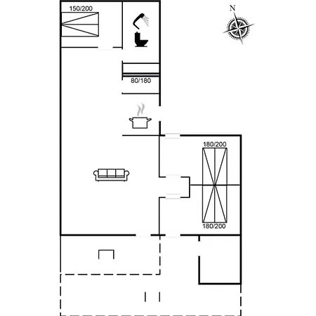 Сasa de vacaciones Marja - 1-3km From The Sea By Interhome Vejers Strand